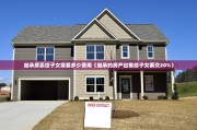继承房卖给子女需要多少费用（继承的房产出售给子女要交20%）