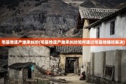 宅基地遗产继承纠纷(宅基地遗产继承纠纷如何通过宅基地确权解决)