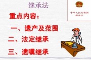 关于财产继承的法律（继承法关于财产继承的 
新规定）