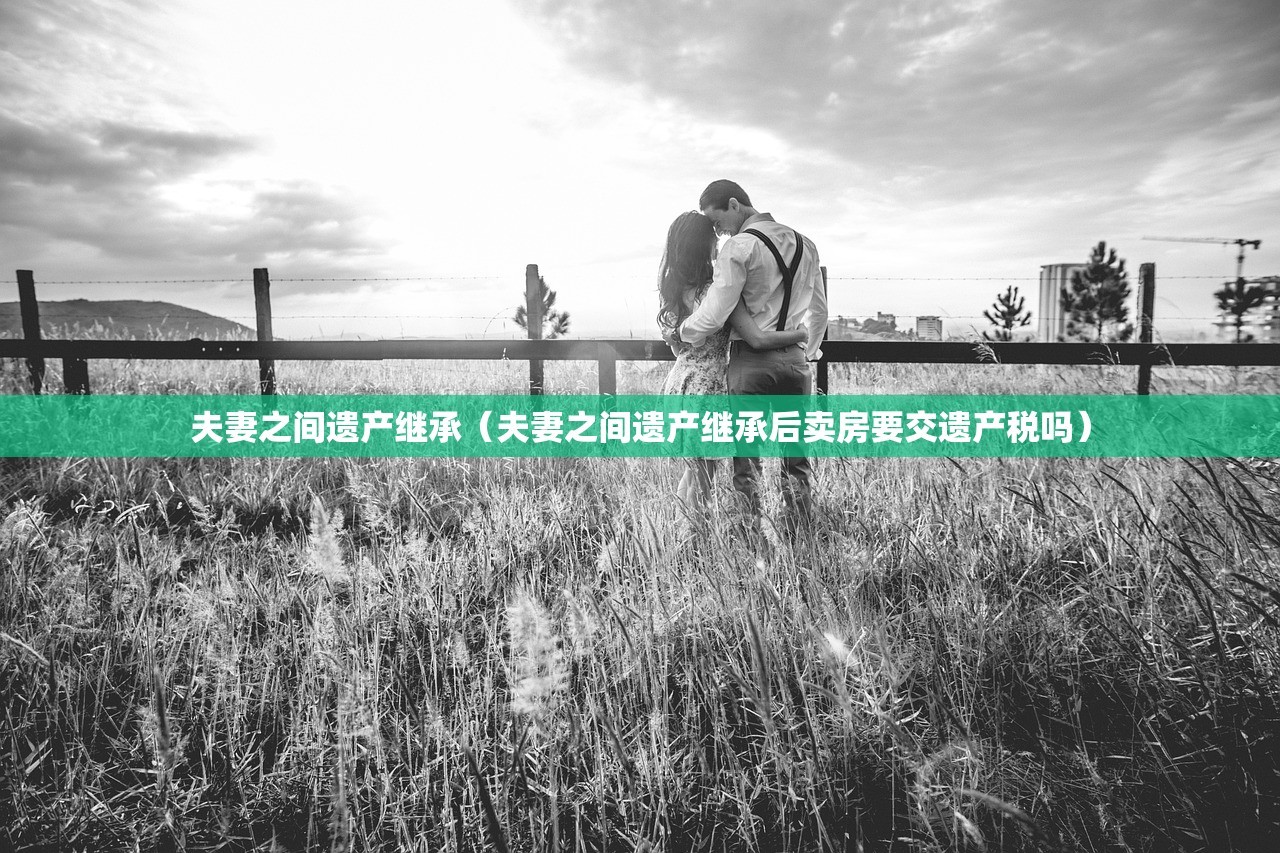 夫妻之间遗产继承（夫妻之间遗产继承后卖房要交遗产税吗）