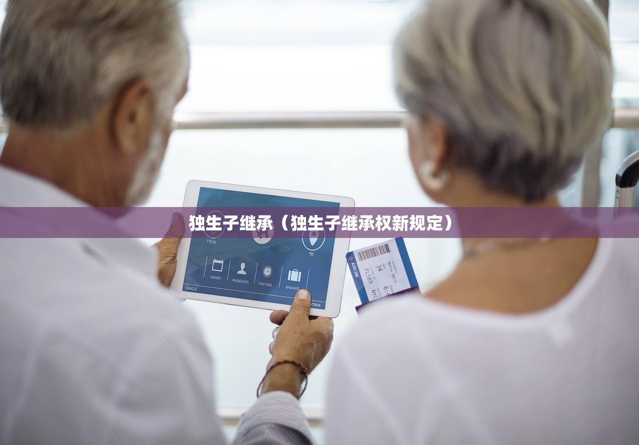 独生子继承（独生子继承权新规定）