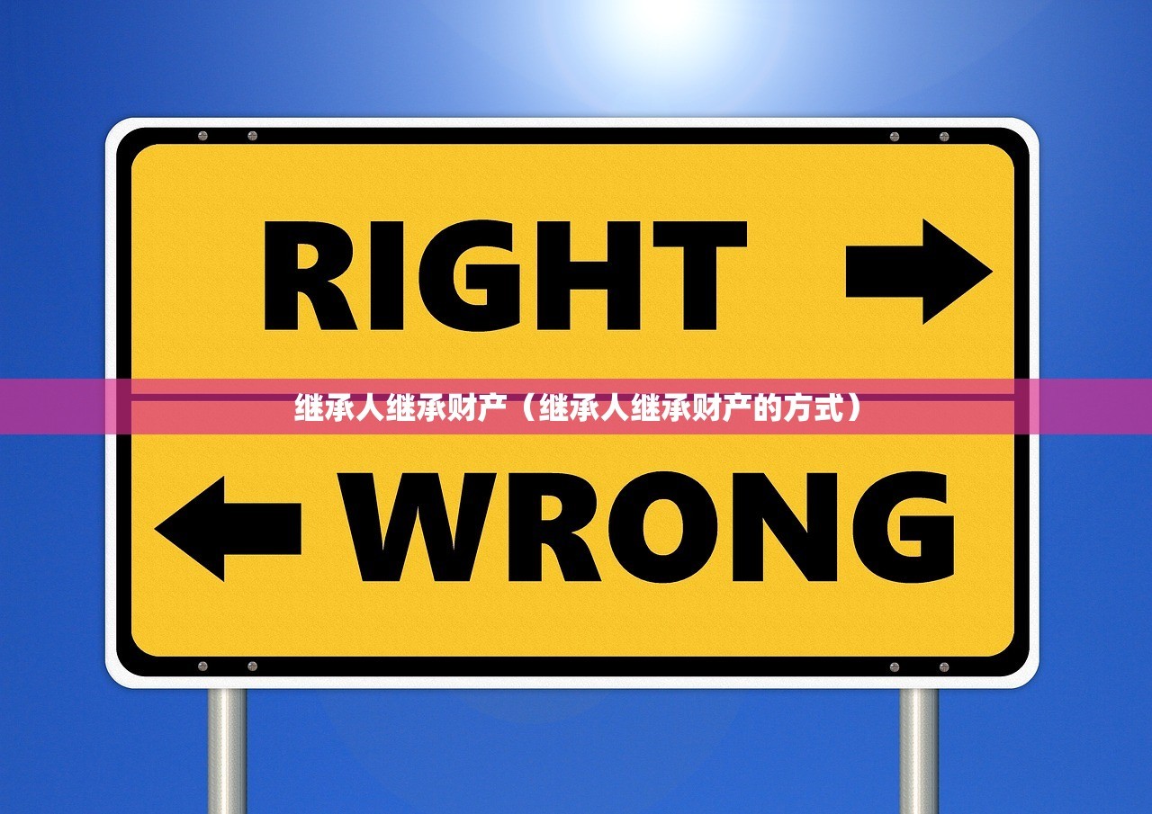 继承人继承财产（继承人继承财产的方式）