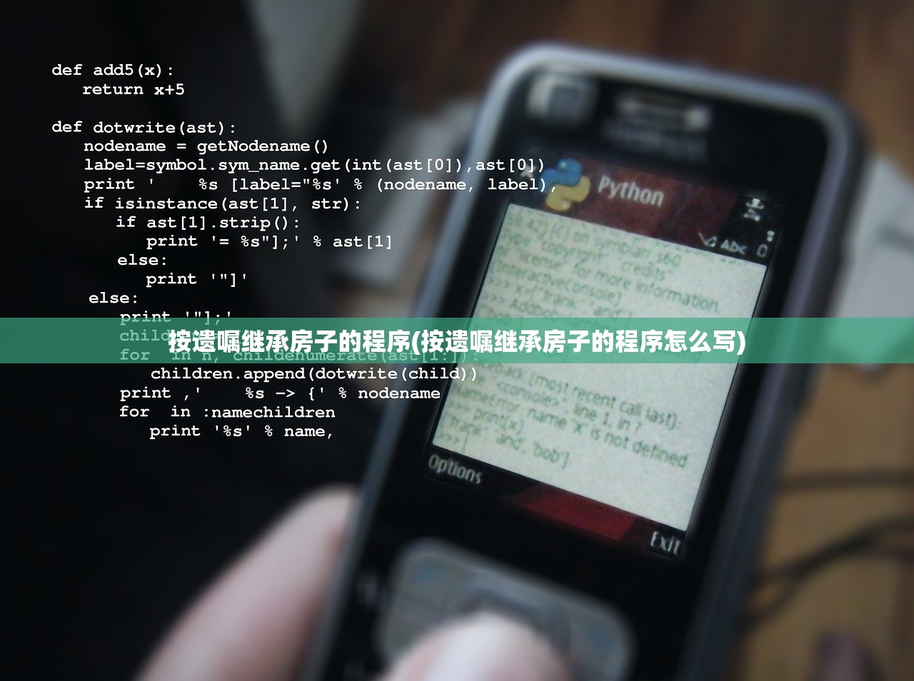 按遗嘱继承房子的程序(按遗嘱继承房子的程序怎么写)
